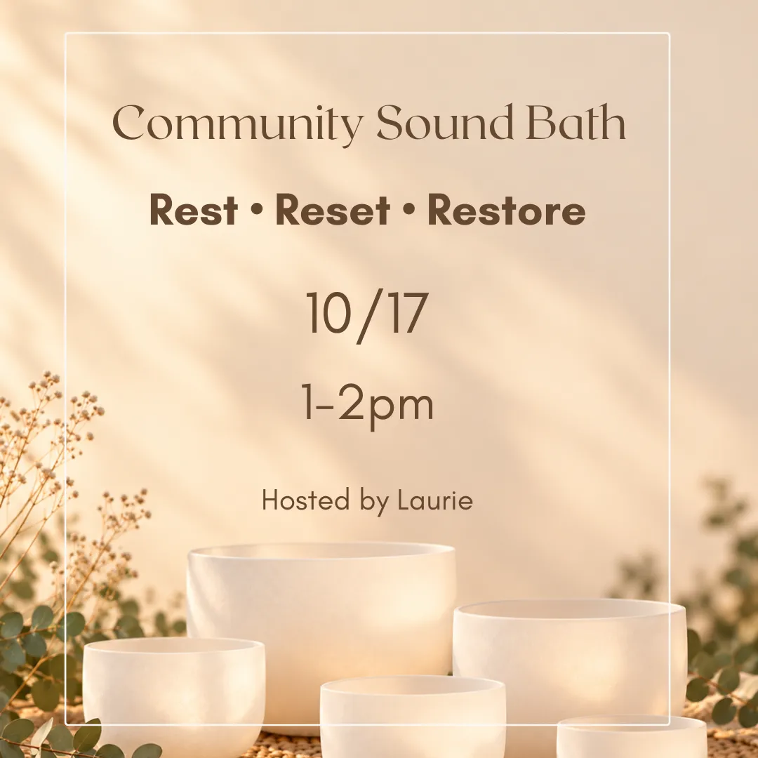 Community Sound Bath with Laurie